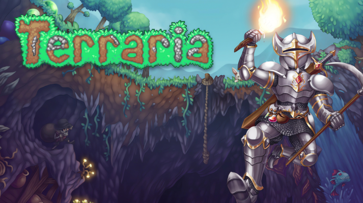 Исследуйте мир в игре Terraria