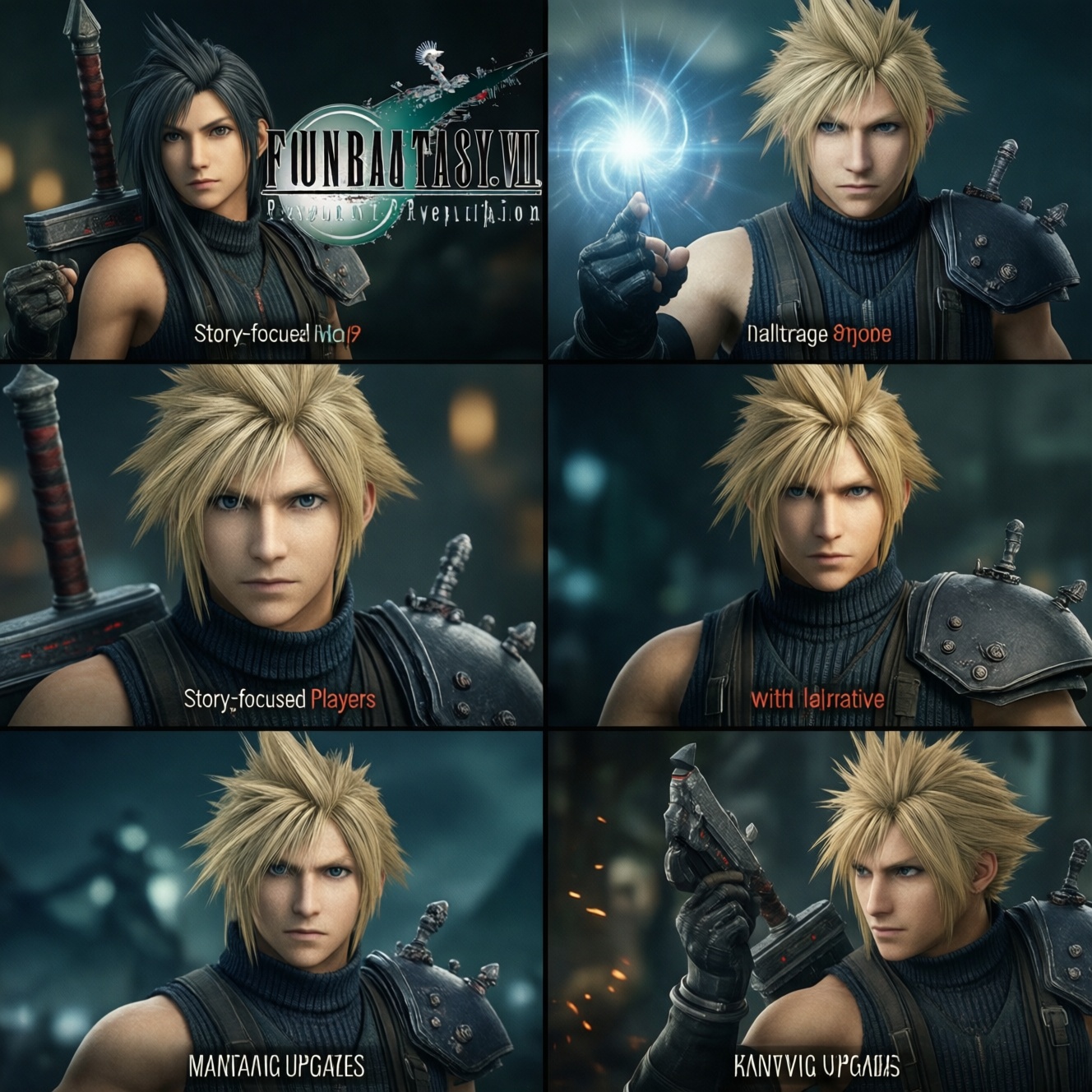 Final fantasy Vii revelation получит автоматическую прокачку персонажей для любителей сюжета